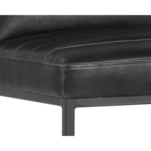 Spyros 37 inch Coal Black Counter Stool